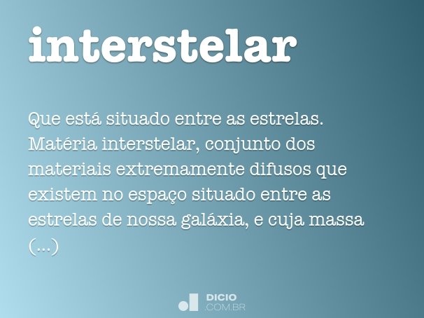 interstelar