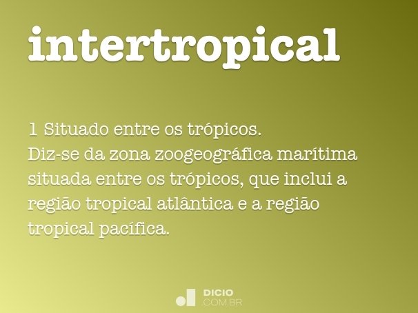 intertropical