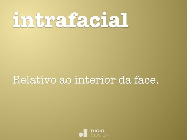 intrafacial
