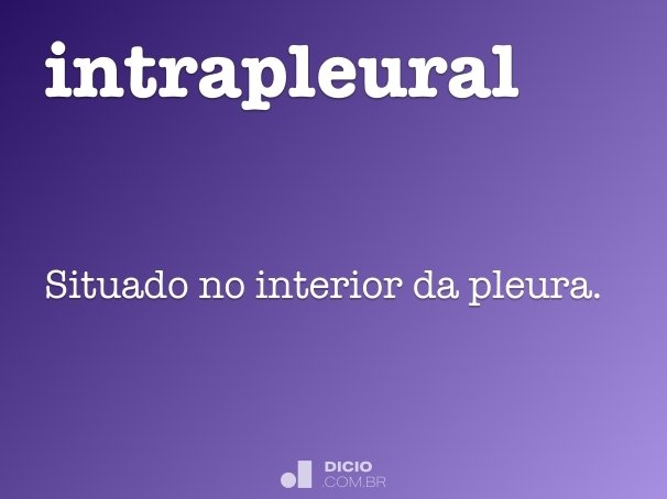 intrapleural