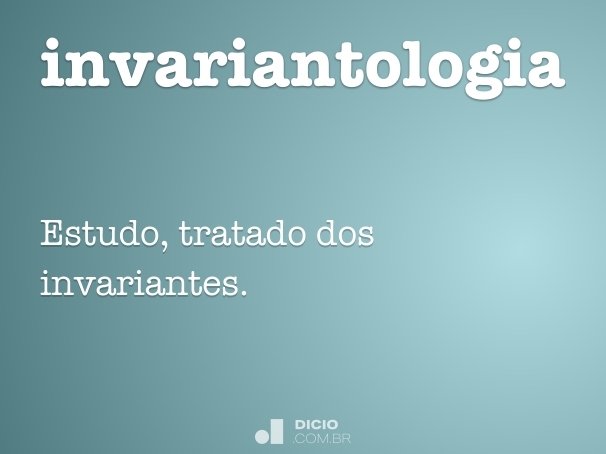 invariantologia