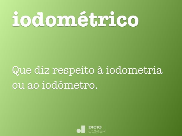 iodométrico