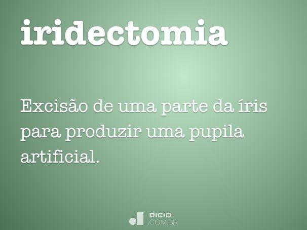 iridectomia