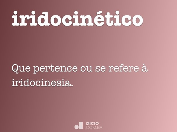 iridocinético