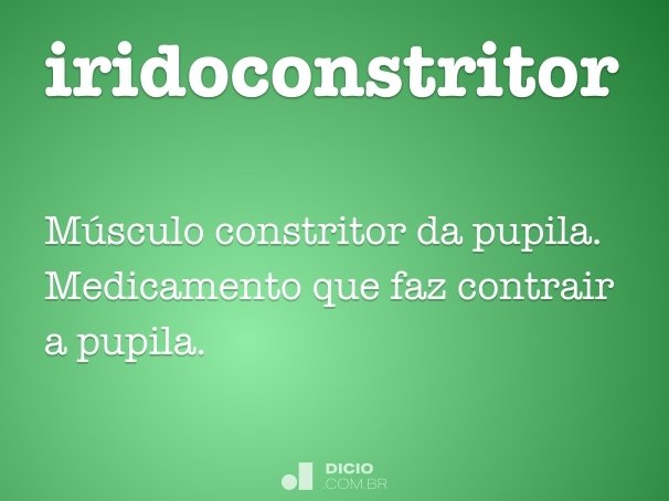 iridoconstritor