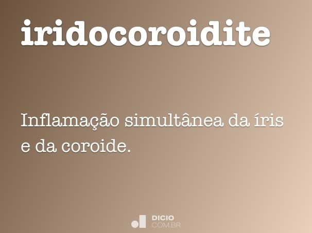 iridocoroidite