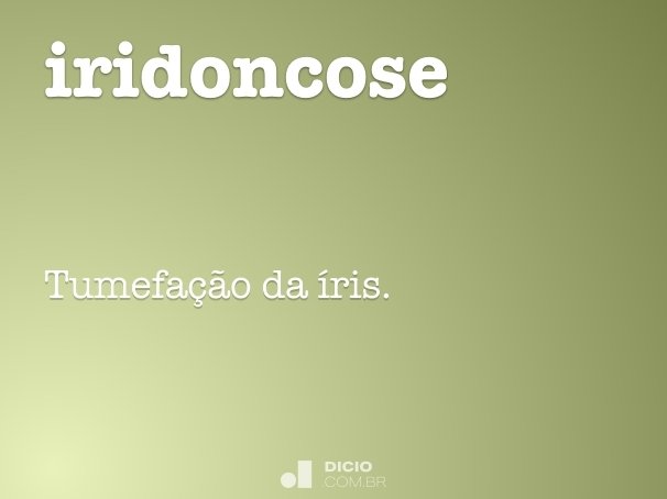 iridoncose