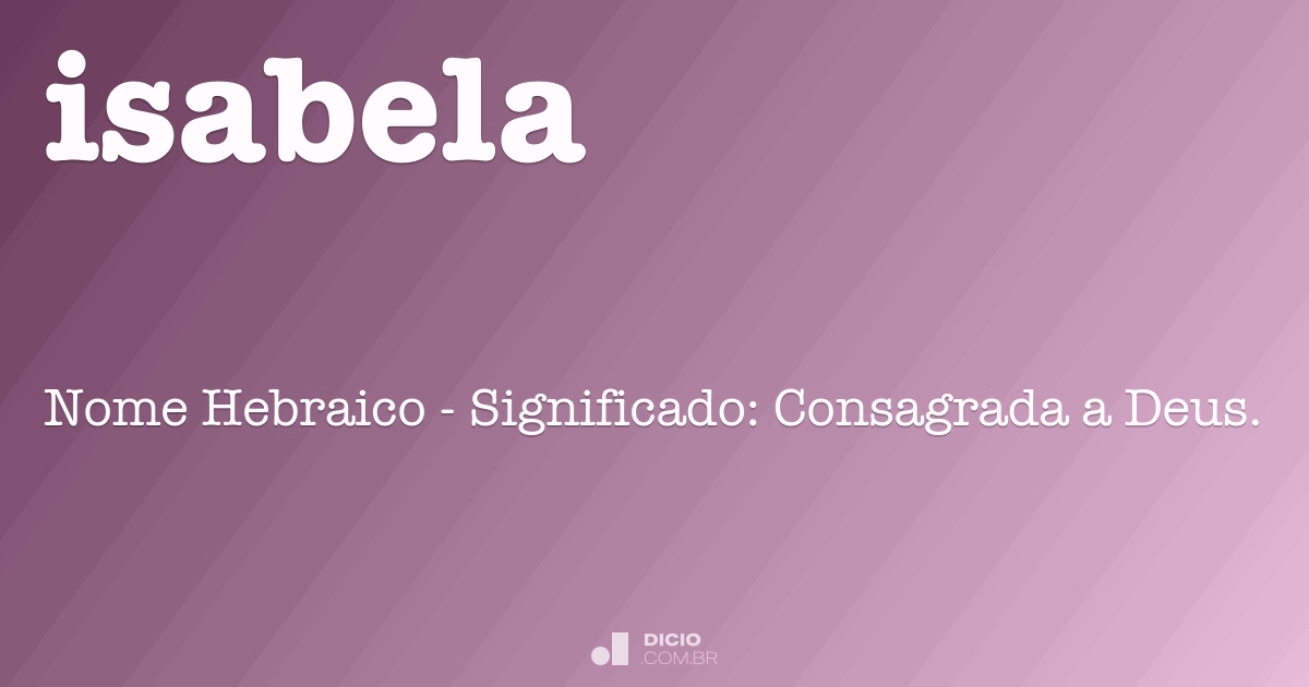 Isabela Dicio, Dicionário Online de Português