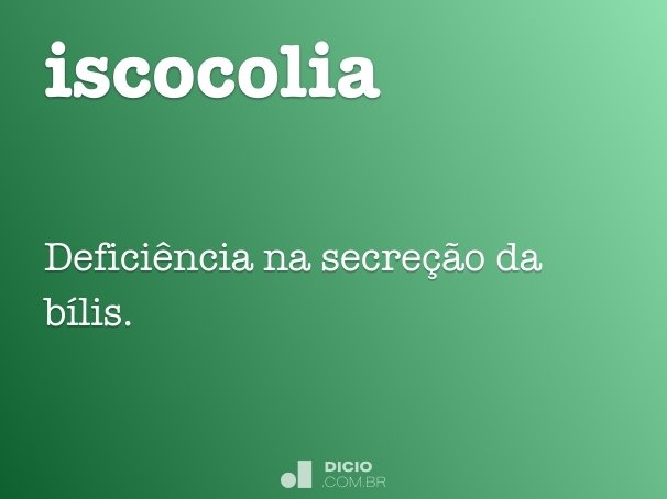iscocolia
