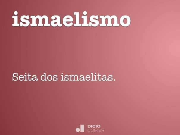 ismaelismo