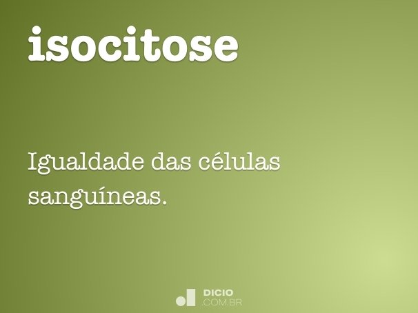 isocitose