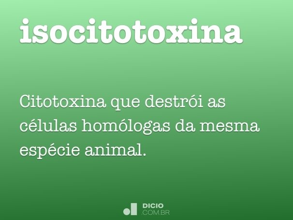 isocitotoxina