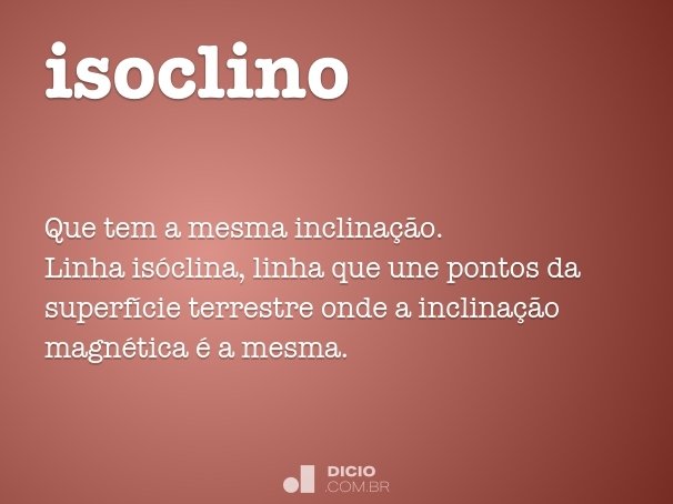 isoclino