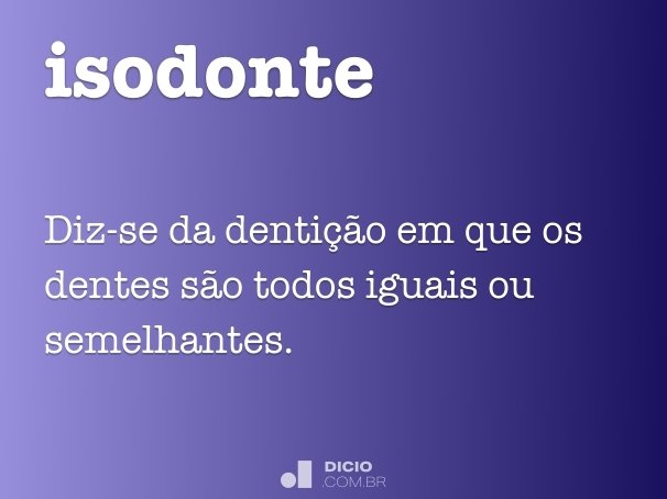 isodonte