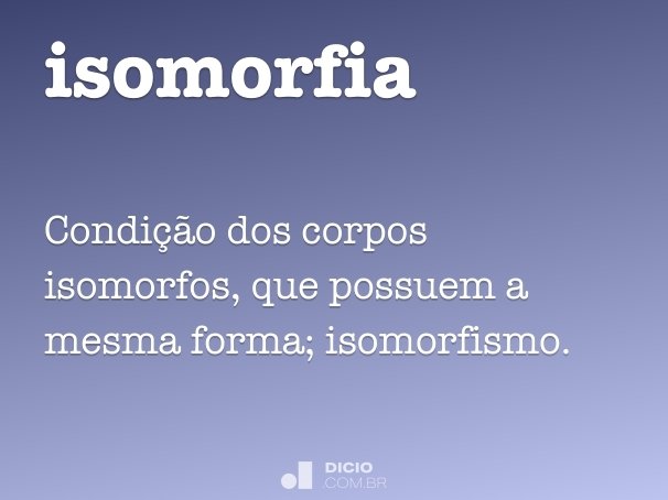 isomorfia