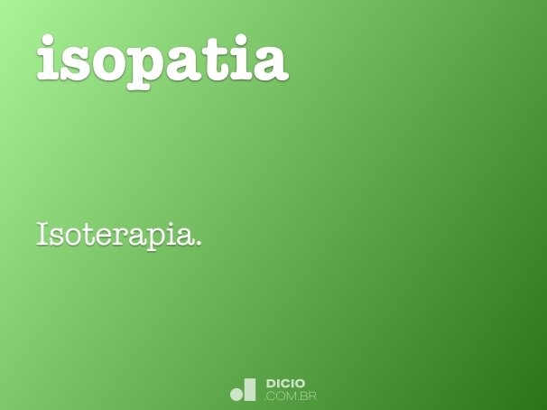 isopatia