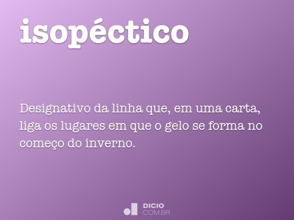 isopéctico