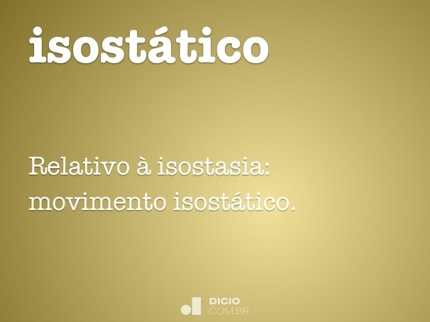 isostático