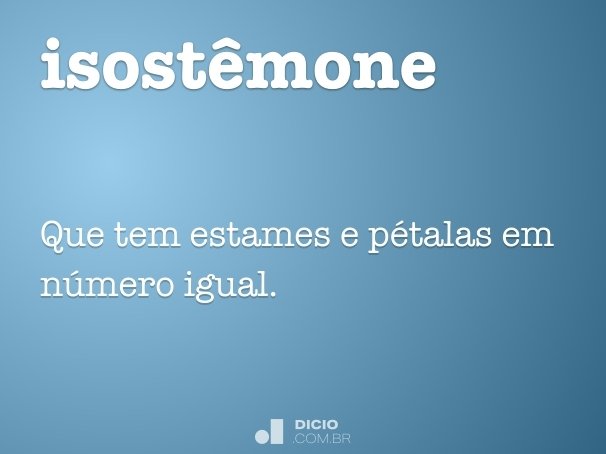 isostêmone