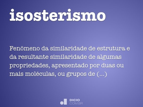 isosterismo