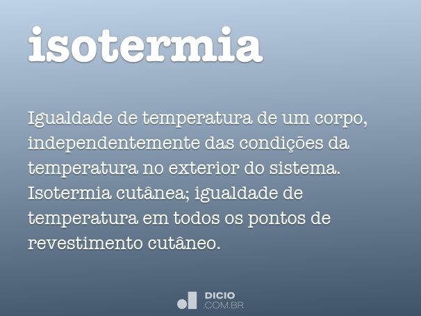 isotermia