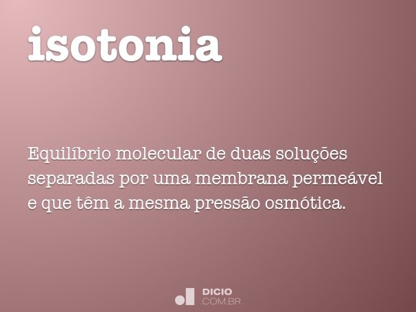 isotonia