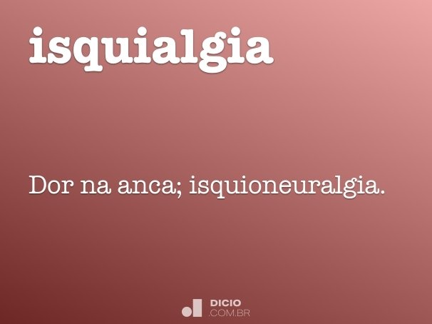 isquialgia