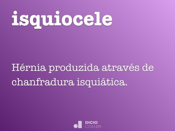 isquiocele