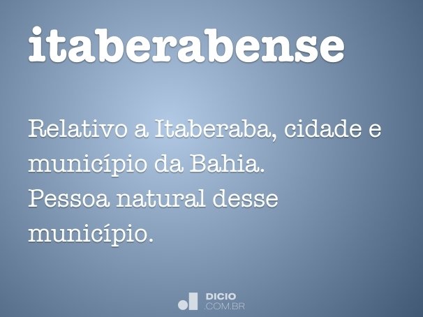 itaberabense