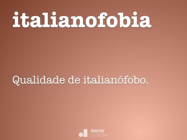 italianofobia