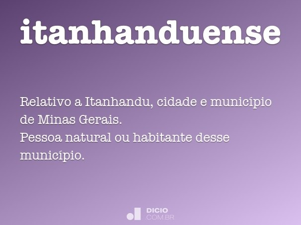 itanhanduense