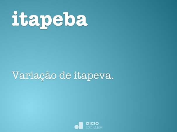 itapeba