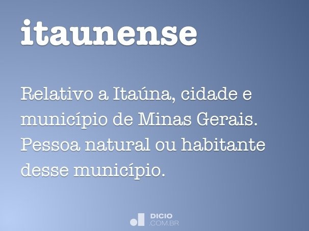 itaunense
