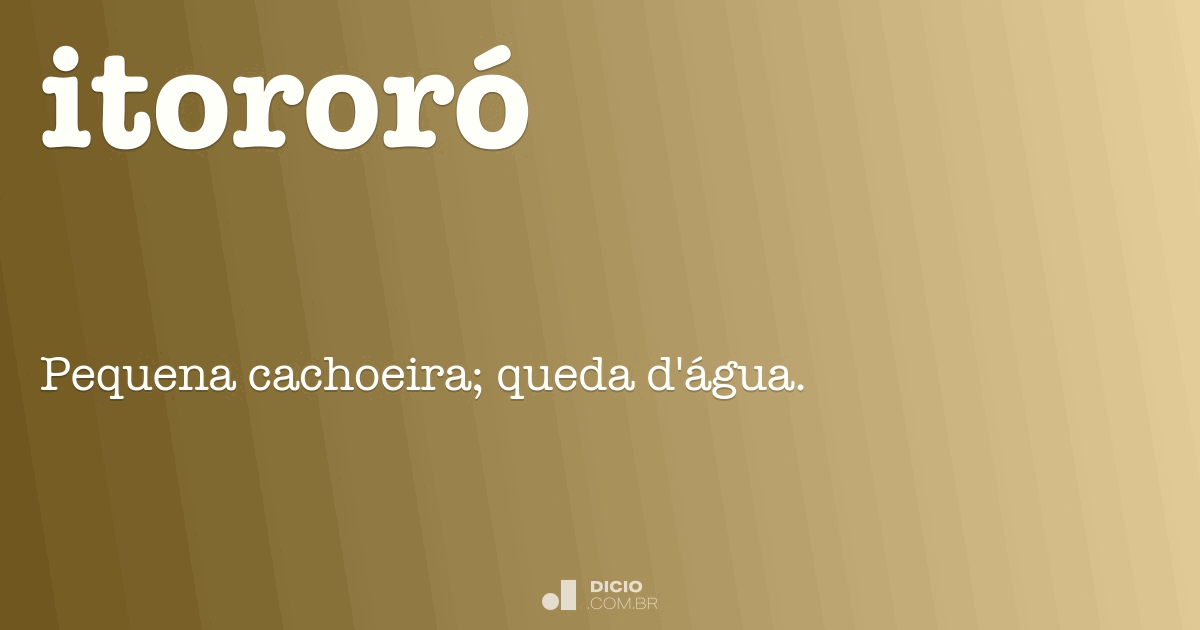 Itororó Dicio, Dicionário Online de Português