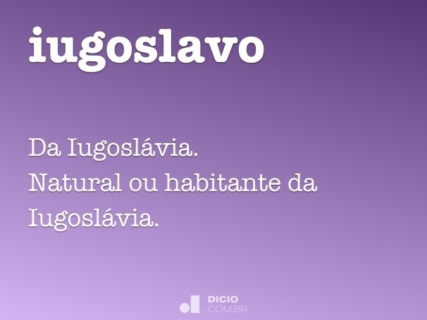 iugoslavo