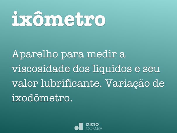 ixômetro