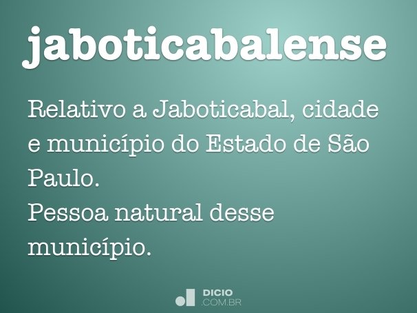 jaboticabalense
