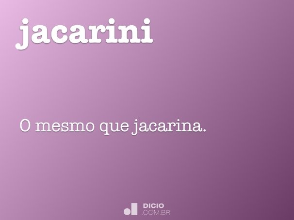 jacarini
