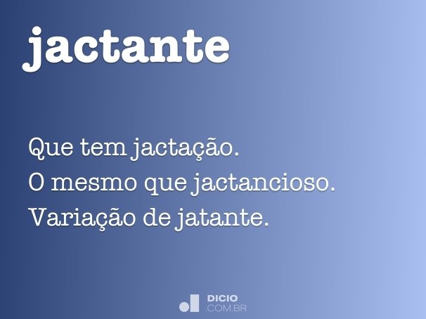 jactante