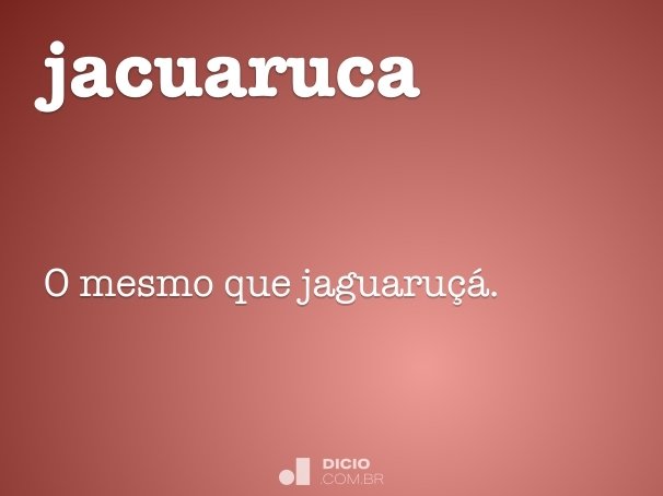 jacuaruca