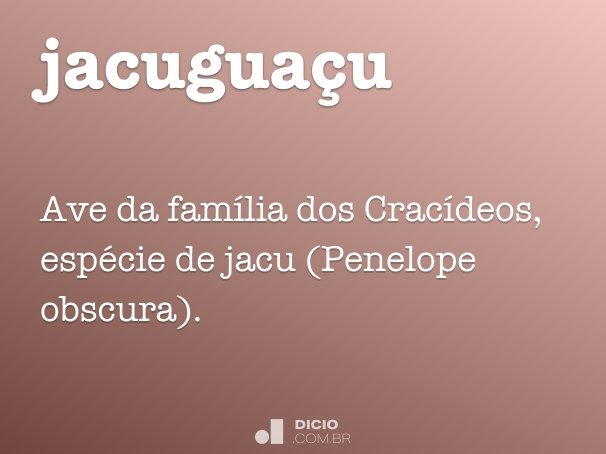 jacuguaçu