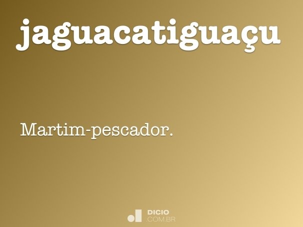 jaguacatiguaçu