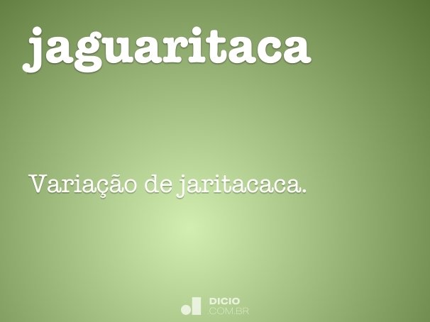 jaguaritaca