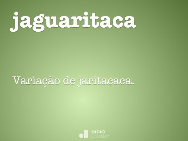 jaguaritaca