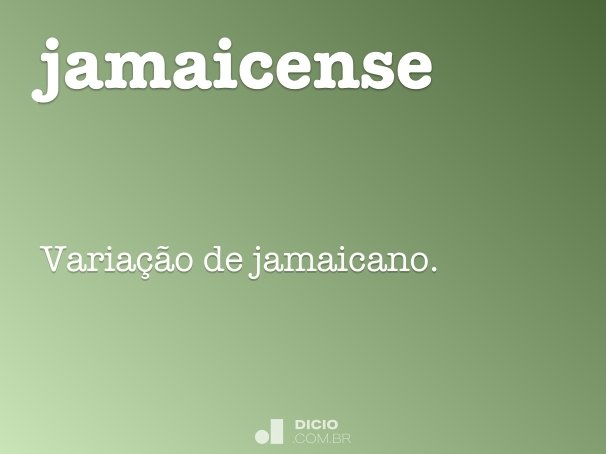 jamaicense
