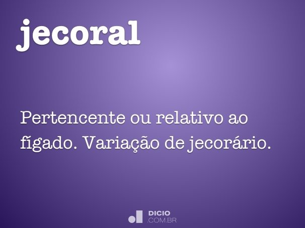 jecoral