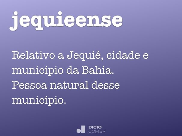 jequieense