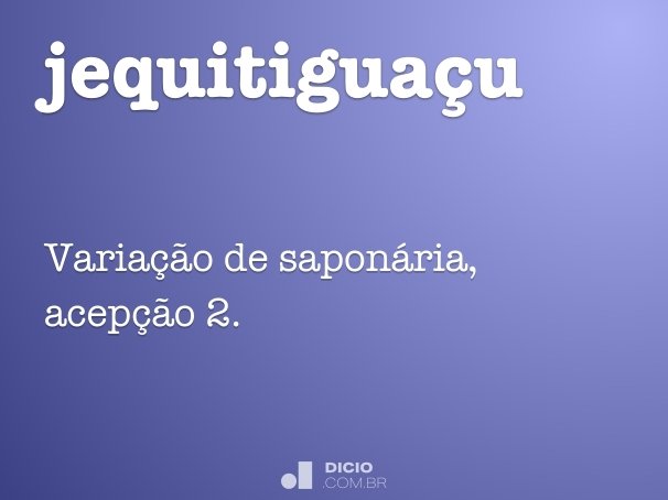 jequitiguaçu