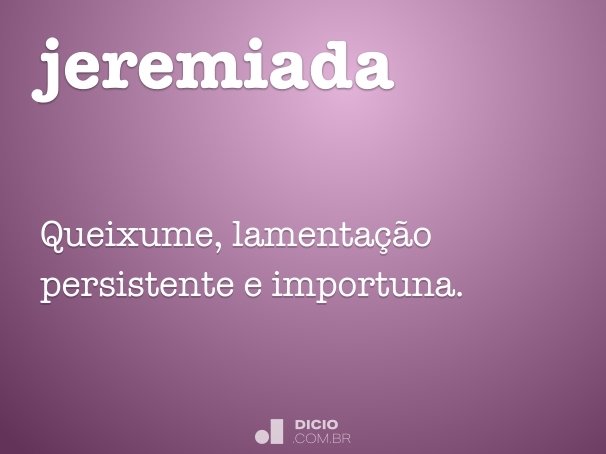 jeremiada