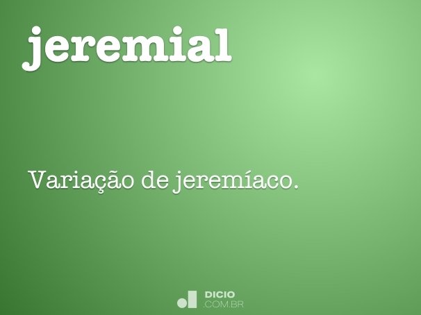 jeremial